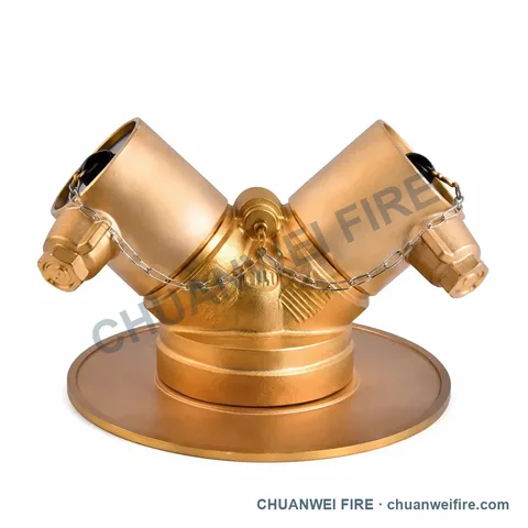 Twin-Connection Flanged-Base Fire Department Connection — UF-020 / UF-022