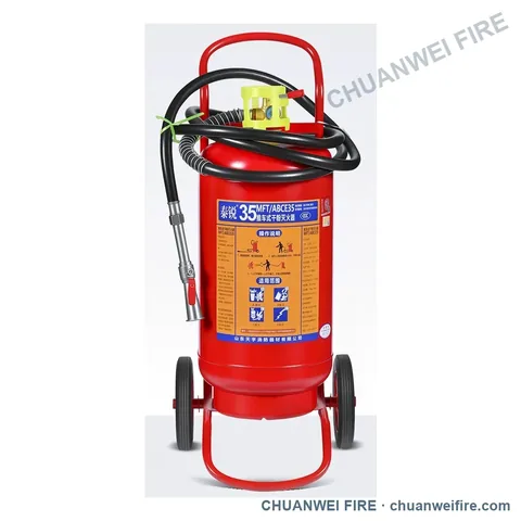 Wheeled Dry Powder Fire Extinguishers