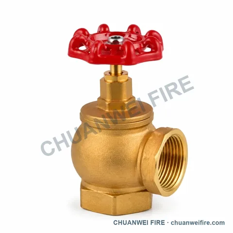 Round-Body Female-Threaded Fire Hose Valve — US-026 / US-027