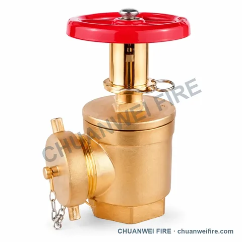 Capped Fire Hose Valve with Locking Ring — US-045 / US-046 / US-047 / US-048
