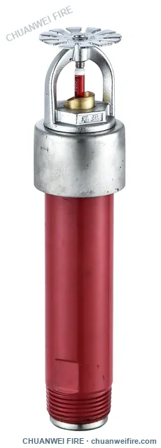 Dry pendent sprinkler with escutcheon — sample view