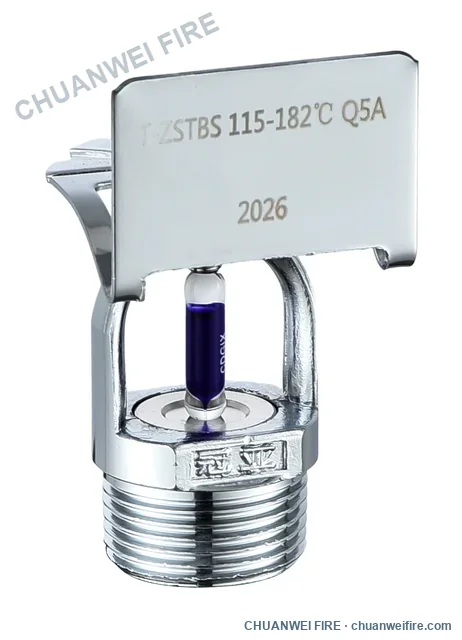 Horizontal sidewall K115 standard-response sprinkler — 182°C
