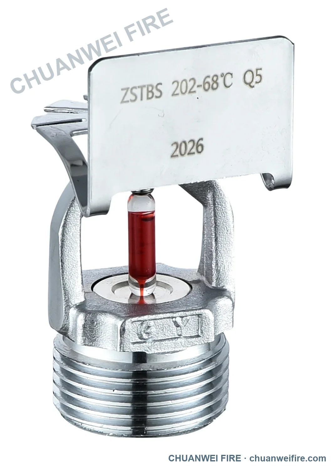 Horizontal sidewall glass-bulb sprinkler — K202 / 68°C