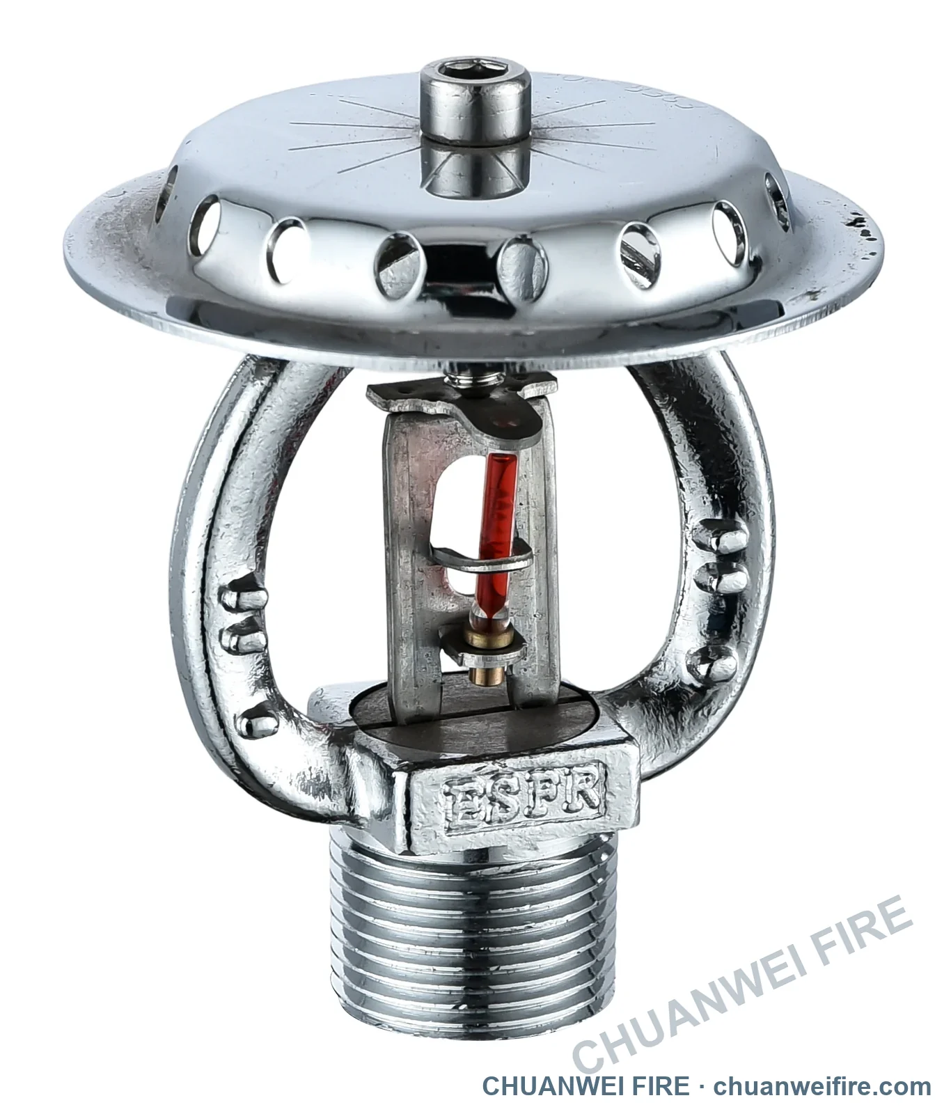 ESFR glass-bulb sprinkler — domed deflector