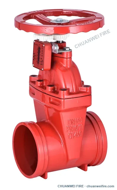 NRS grooved gate valve — sample view