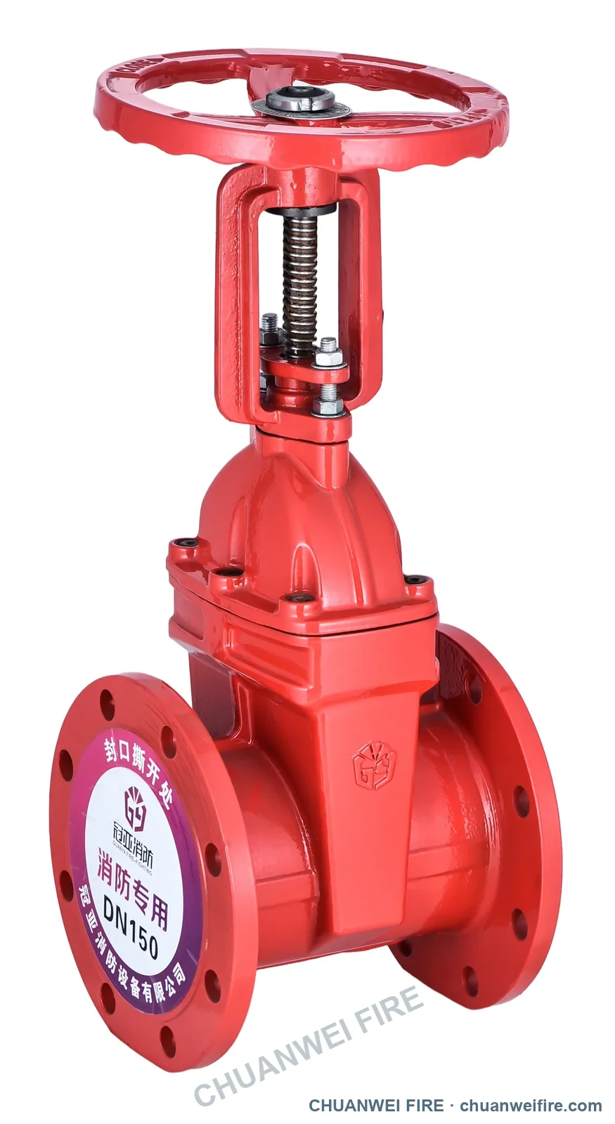 Flanged OS and Y rising stem fire gate valve with handwheel
