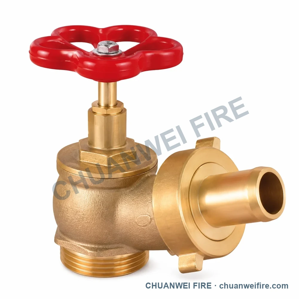 Catalog configuration illustration of Hose-Tail Fire Hose Valve — S-052