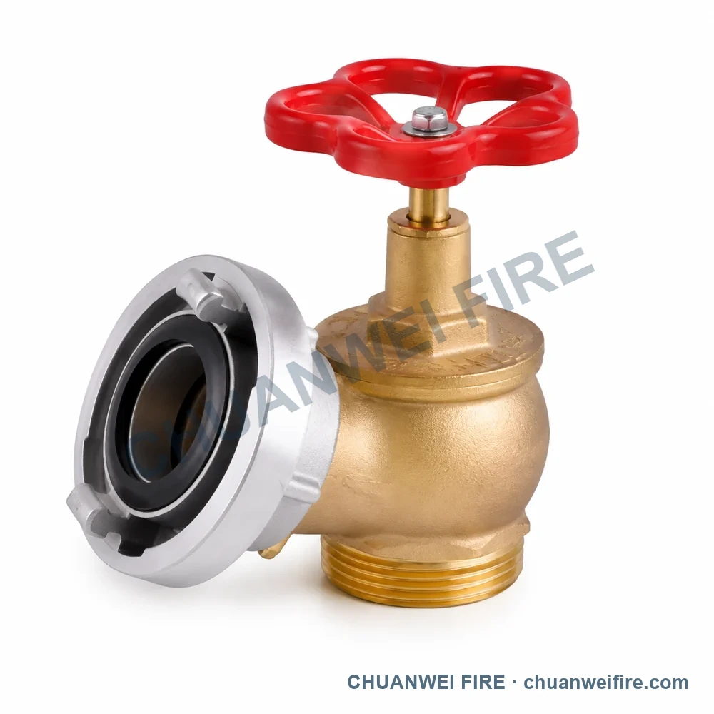 Catalog configuration illustration of Storz Fire Hose Valve — DS-040