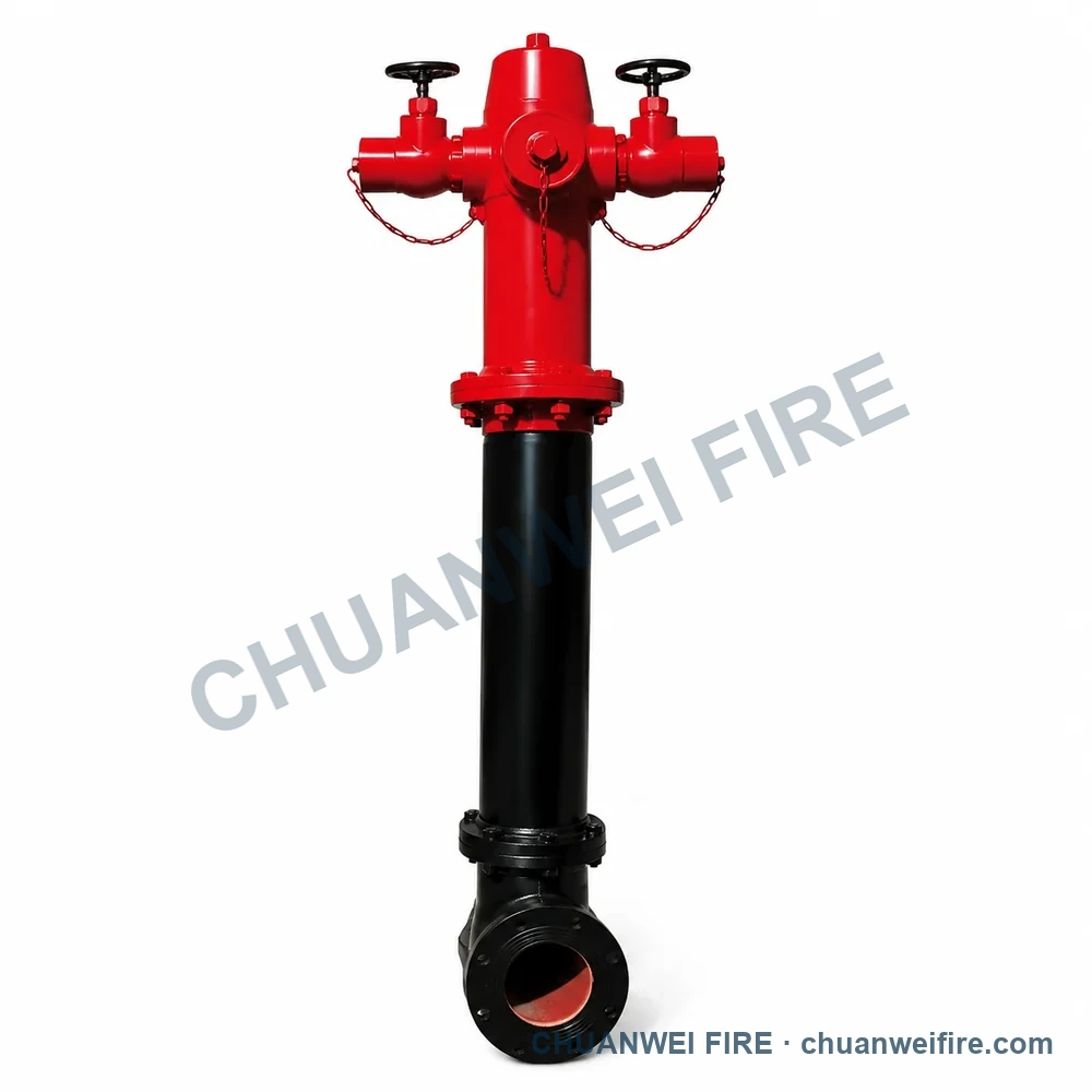 Catalog configuration illustration of Twin-Valve Fire Hydrant — BS336 Outlet — BS-031 / BS-032