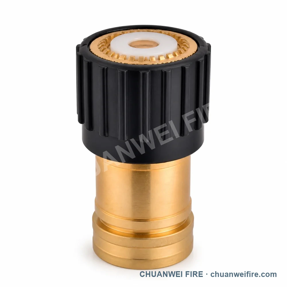 Catalog configuration illustration of Wide-Head Fire Hose Nozzle — UN-050 / UN-051 / UN-052
