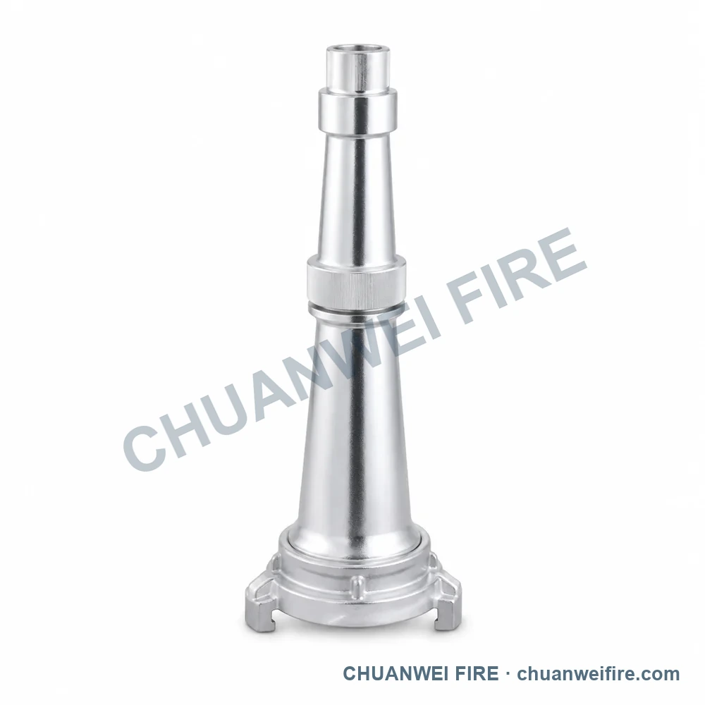 Catalog configuration illustration of Segmented Claw-Coupled Fire Hose Nozzle — RN-012 / RN-013