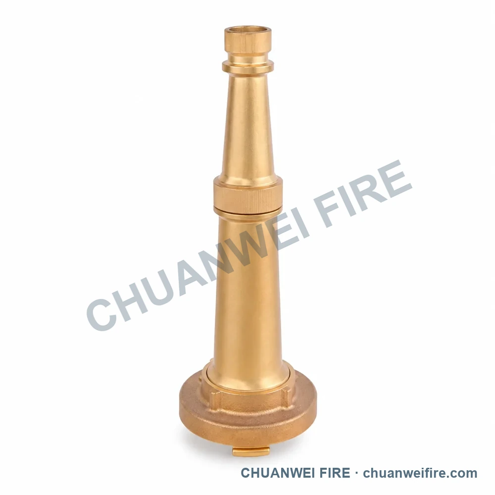 Catalog configuration illustration of Segmented Claw-Coupled Fire Hose Nozzle — DN-030 / DN-031 / DN-032
