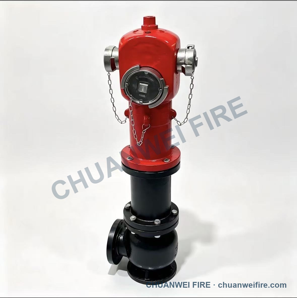 Enlarged French dry barrel hydrant
