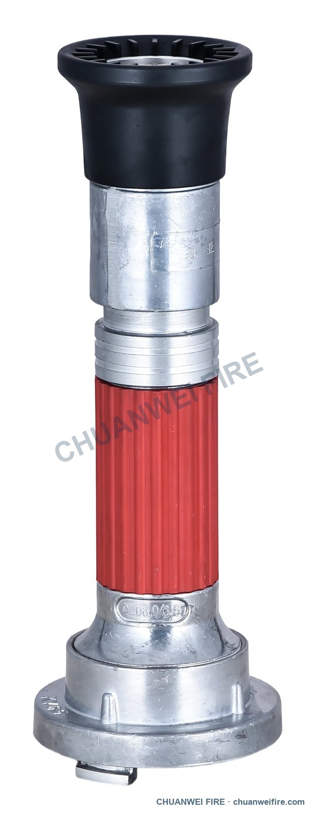 Enlarged combination jet and fog nozzle